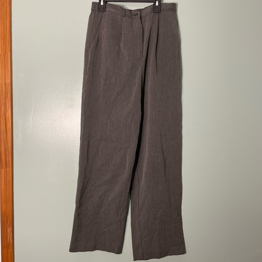 Gray office attire business causal and professional pants Trousers